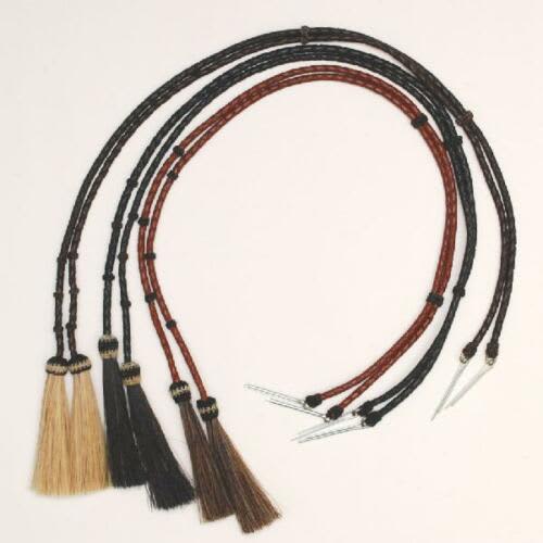 Braided Leather-Horse Hair ~ STAMPEDE STRING(0296892)