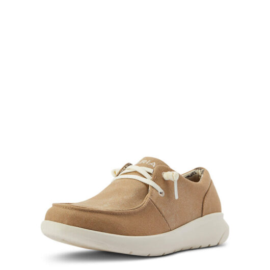 Ariat- Ladies Hilo Washed Tan Canvas Casual Shoe (10040280)*****