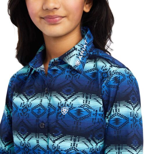 Ariat Girl's Team Kirby Button Down Shirt (10041689)****