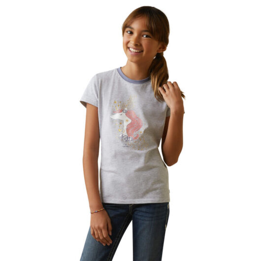 Ariat Girl's Imagine T-Shirt - Gray (10043738)******