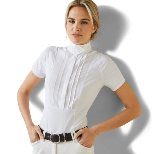 Ariat Women's Luxe Show Shirt -White (10043820)