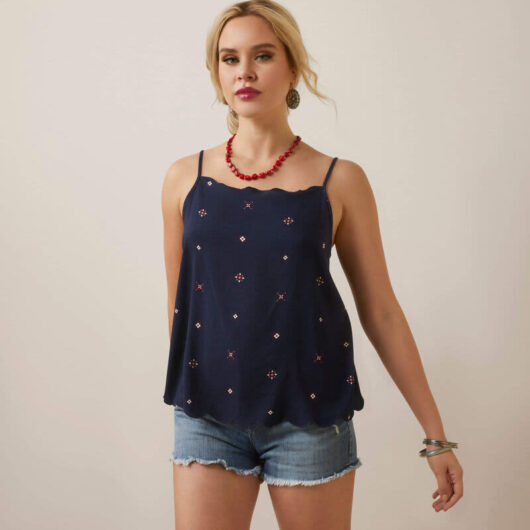 Ariat Ld's Presley Top - Blue (10045084)****