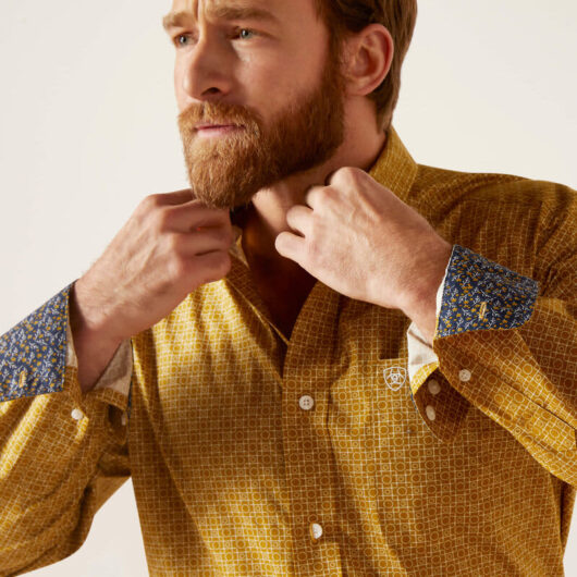 Ariat Men's LS Kellen Classic Fit Button Down Shirt (10046202)*****