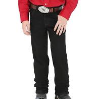 *Wrangler- Boys Cowboy Cut Black Jeans Pro Rodeo (1013MWBBK)