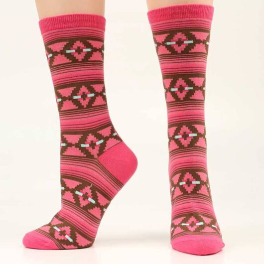 Ariat Ladies Fashion Crew Socks