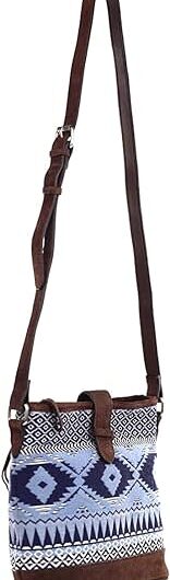 Ariat- Madison Crossbody Handbag Blue Aztec Print (A770009102)