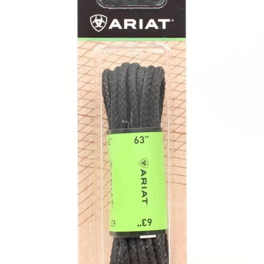 ARIAT BLACK WAXED LACES (A2300601)
