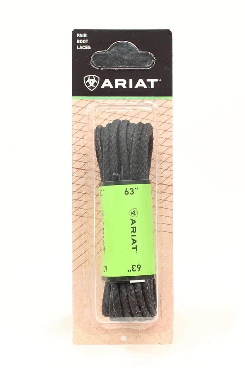 ARIAT BLACK WAXED LACES (A2300601)