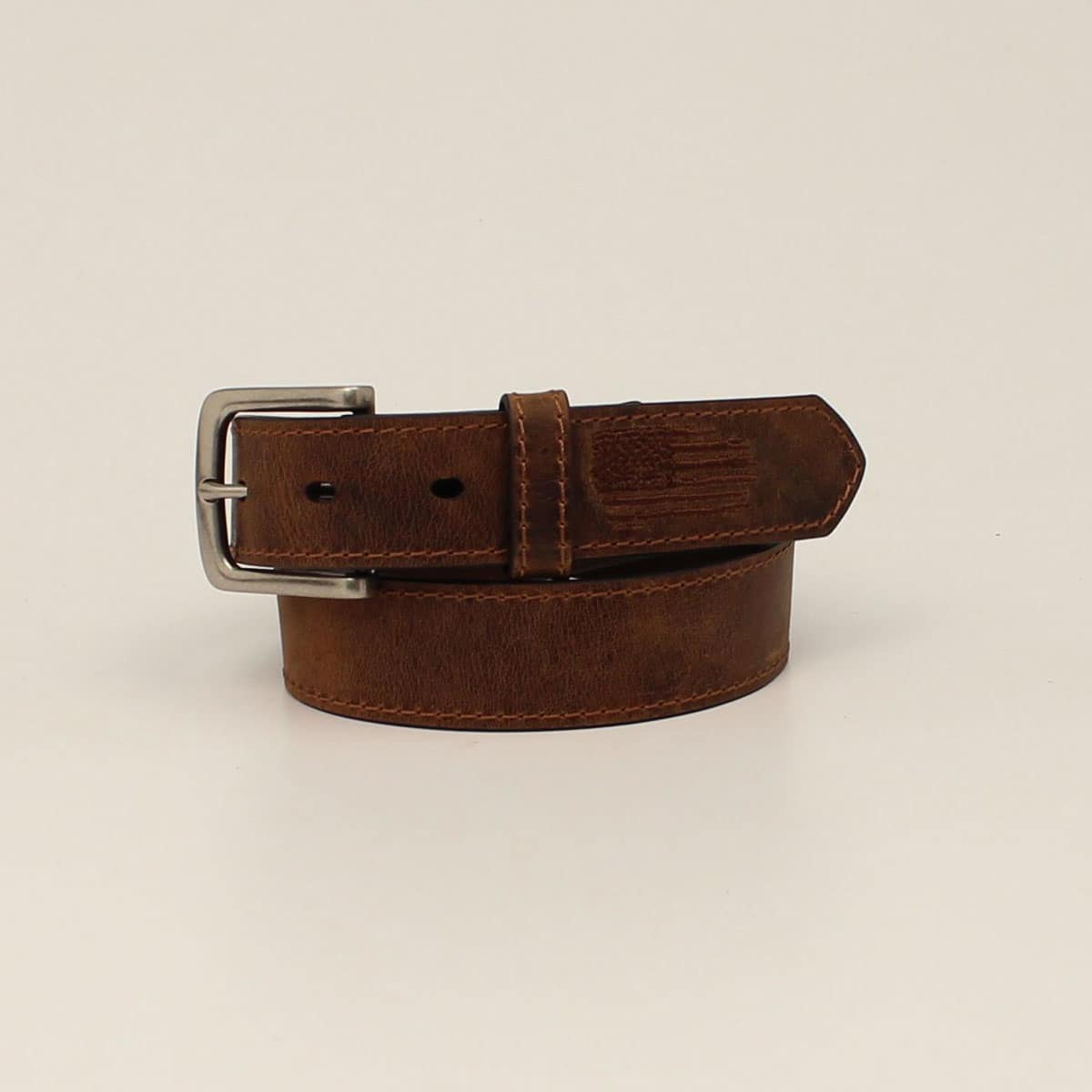 Ariat- Boys Belt Stitched USA Flag (A1307402)