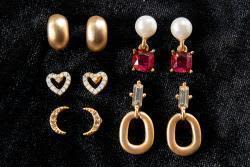 Blazin Roxx Earring 5 Pc Set Gold