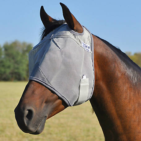 CASHEL - Crusader Fly Mask Standard Grey Horse (CFMHS)
