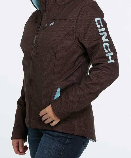 Cinch- Ladies CC Bonded Jacket Brown/Teal (MAJ9866024)