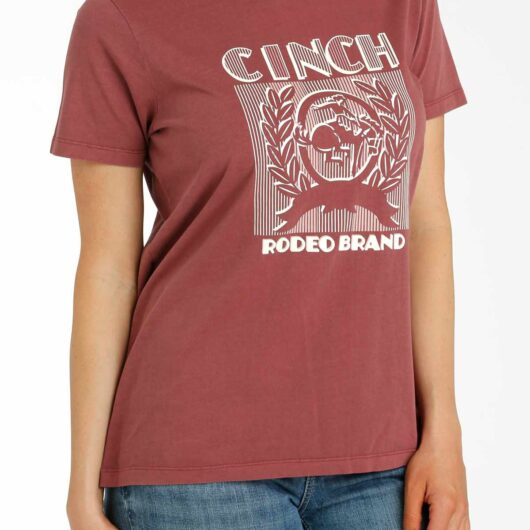 Cinch-Womens S/S Tee Bur(MSK7901007)