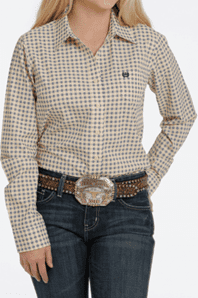 Cinch Women's ARENAFLEX Geometric Print Button(MSW9163003)