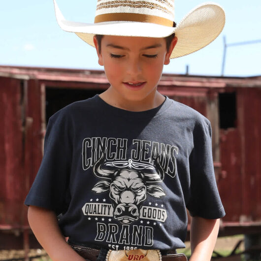 Cinch-Boys Navy Graphic Tee