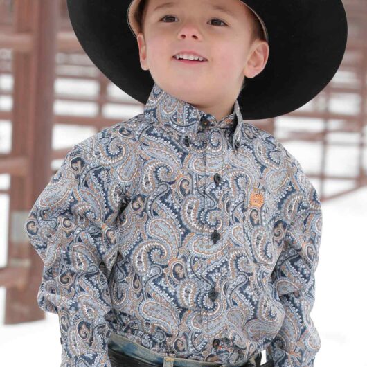 Cinch-Boys L/S Button up(MTW7061336)**