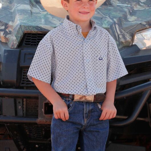 Cinch-Boys S/S Arenaflex Button Up