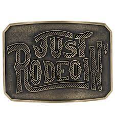 Attitude Buckles- Dale Brisby Just Rodeoin' Belt Buckle (A925CDB)