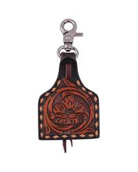 Circle Y of Yoakum Saddle Charm Ear Tag Floral (SC1010)
