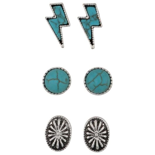 Attitude Jewelry-Western Necessities Earring Set