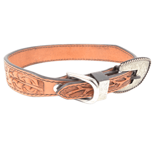 CASHEL - DOG COLLAR ACORN LEAF (SA-DC6L)
