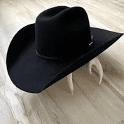 Ariat 6X Fur 4 1/4" Brim Black Hat (A7630201)