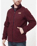 Cinch Men's Sweater Jacket - Burgundy (MWJ1584001)