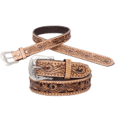 Circle Y-TX Flower Classic Belt(1011-BT)